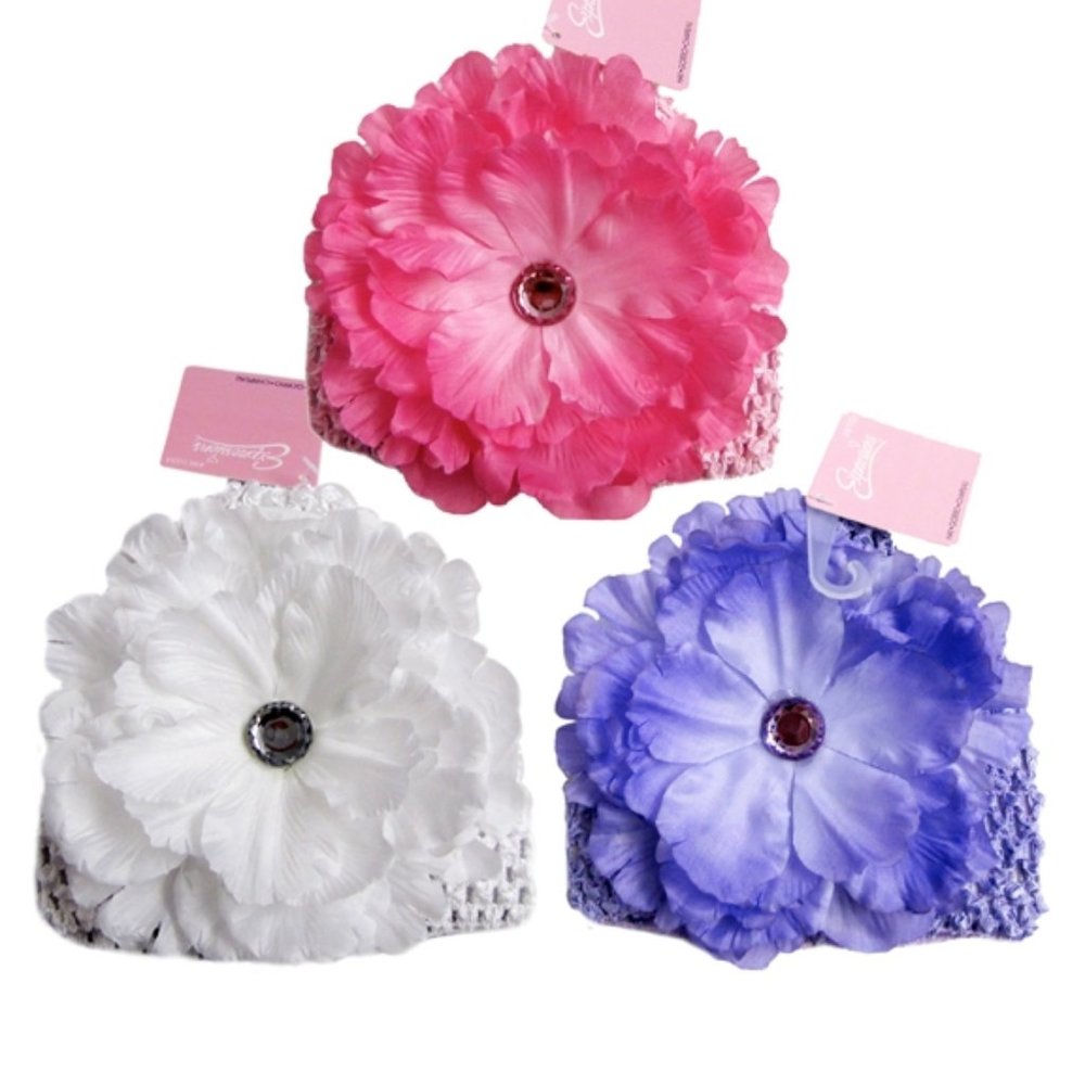 Infant/Toddler Fashion Knit Beanie Cap With Flower